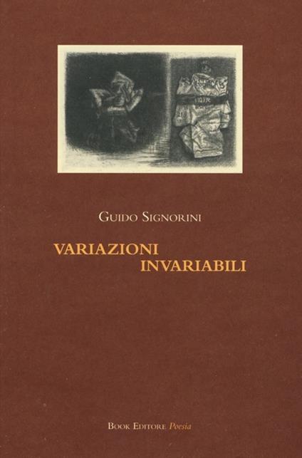 Variazioni invariabili - Guido Signorini - copertina