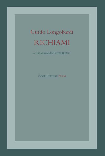 Richiami - Guido Longobardi - copertina