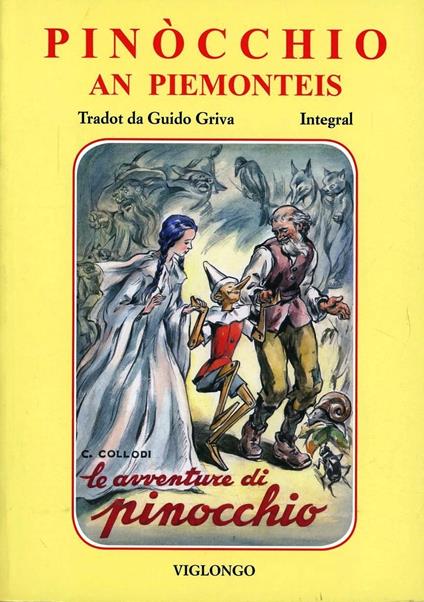 Pinòcchio an piemonteis - Guido Griva - copertina