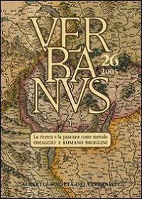 Verbanus. Rassegna per la cultura, l'arte, la storia del lago. Vol. 26 - copertina