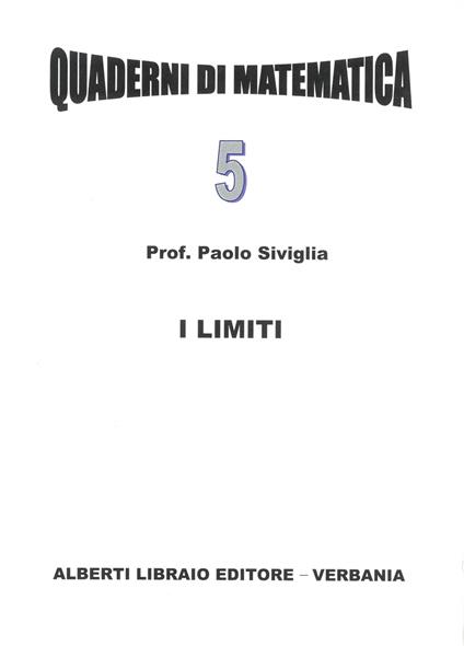 I limiti - Paolo Siviglia - copertina