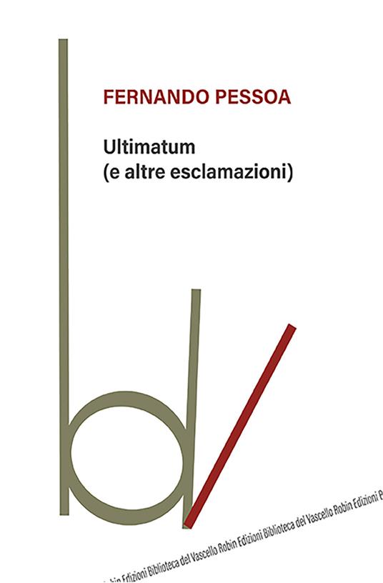 Ultimatum (e altre esclamazioni) - Fernando Pessoa - copertina