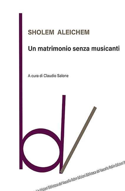 Un matrimonio senza musicanti - Sholem Aleichem - copertina