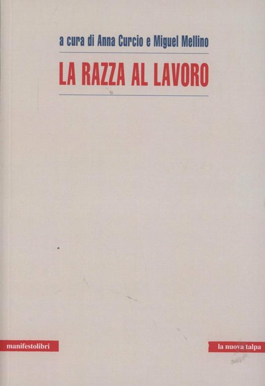 La razza al lavoro - copertina