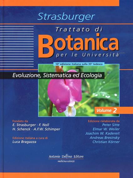 Trattato di botanica. Vol. 2: Evoluzione sistematica ed ecologia. - Eduard Strasburger - copertina