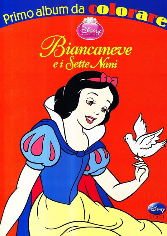 Biancaneve e i sette nani - Libro - Disney Libri - Primo album da colorare