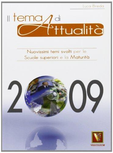 Il tema di attualità 2009 - Luca Breda - copertina