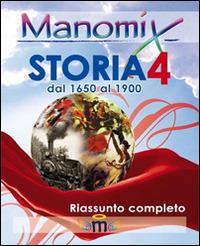 Manomix di storia. Riassunto completo. Vol. 4 - Francesco Vitetti - copertina