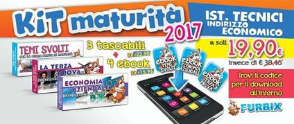 Furbix: Terza prova per l'esame di Stato-Economia aziendale per l'esame di Stato-Temi svolti per la prima prova di maturità. Attualità, letteratura, storia. Con 3 Contenuto digitale (fornito elettronicamente) - copertina