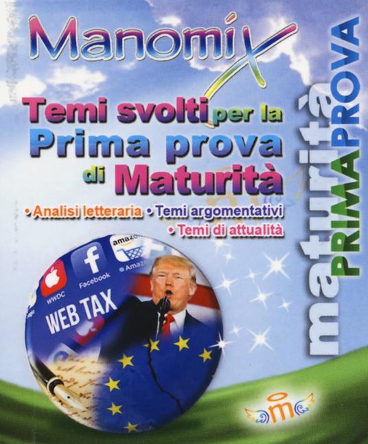 Manomix. Temi svolti per la prima prova di maturità - copertina