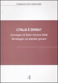 L' Italia è divisa? Sondaggio sul pianeta giovani. Atti del Convegno (Saint-Vincent, 14-15 ottobre 2006) - copertina