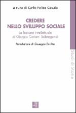 Credere nello sviluppo sociale. La lezione intellettuale di Giorgio Ceriani Sebregondi