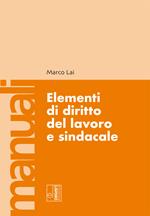 Elementi di diritto del lavoro e sindacale