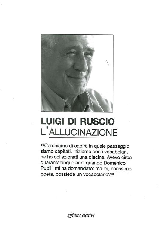 L' allucinazione - Luigi Di Ruscio - copertina