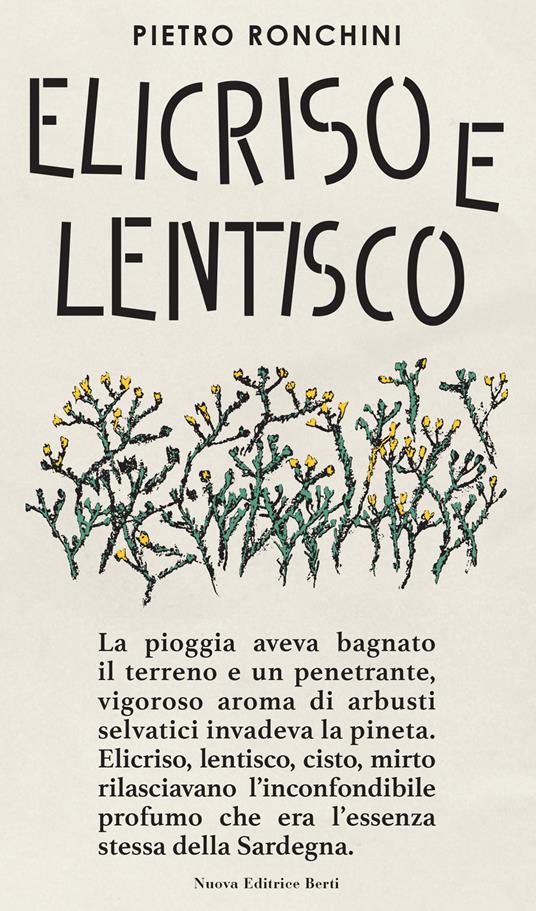 Elicriso e lentisco - Pietro Ronchini - copertina