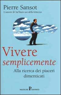 Vivere semplicemente - Pierre Sansot - copertina