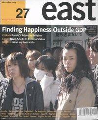 East. Ediz. inglese. Vol. 27: Finding happiness outside GDP - copertina