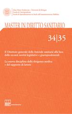 Master in diritto sanitario vol. 34-35