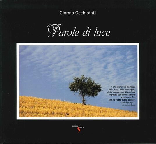 Parole di luce - Giorgio Occhipinti - copertina