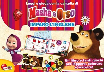 Masha E Orso Libro + Cartelletta Imparo L'Inglese