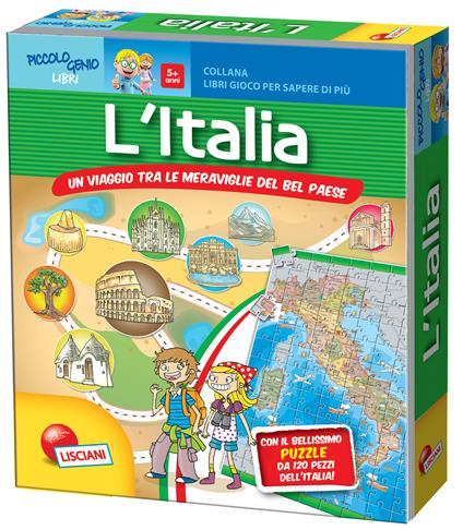 L' Italia. Libri gioco per sapere di più. Ediz. illustrata - copertina