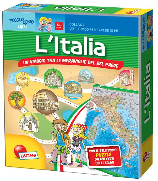 L' Italia. Libri gioco per sapere di più. Ediz. illustrata - copertina