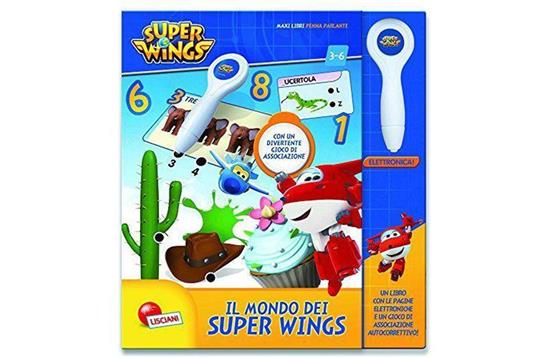 Il Mondo dei Super Wings Libro con penna elettronica