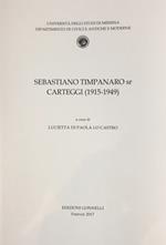 Sebastiano Timpanaro sr. Carteggi (1915-1949)