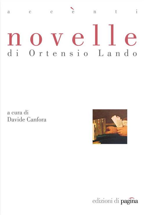 Ortensio Lando. Novelle - copertina