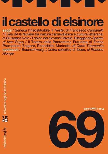 Il castello di Elsinore (2013). Vol. 69 - copertina
