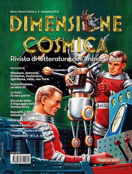 Dimensione cosmica. Rivista di letteratura dell'immaginario (2018). Vol. 4: Autunno. - copertina