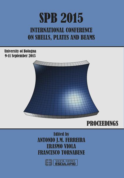 SPB 2015 international Conference on shells, plates and beams (Bologna, 9-11 settembre 2015) - copertina