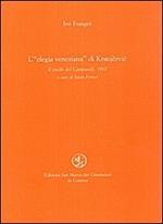 L' elegia veneziana di Kranjcevic. Il crollo del campanile (1902)