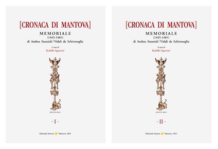 Cronaca di Mantova. Memoriale di Andrea da Schivenoglia (1445-1481) - Andrea da Schivenoglia - copertina