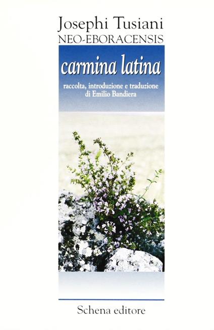 Carmina latina - Joseph Tusiani - copertina