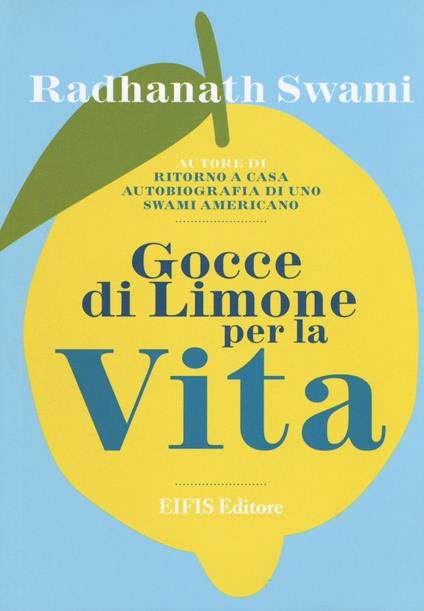 Gocce di limone per la vita - Radhanath Swami - copertina