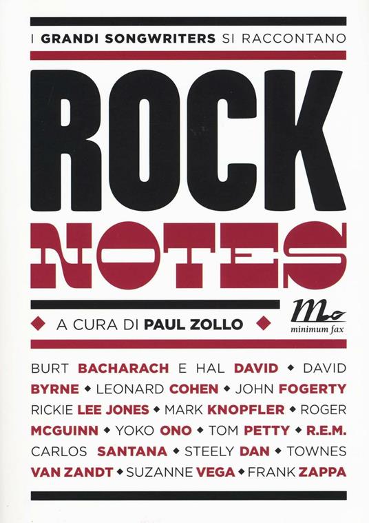 Rock notes. I grandi songwriters si raccontano - copertina