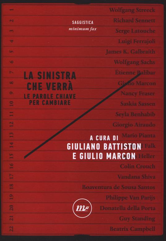 La sinistra che verrà. Le parole chiave per cambiare - copertina