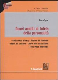 Nuovi ambiti di tutela della personalità - Marco Sgroi - copertina