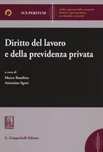 Diritto del lavoro e della previdenza privata