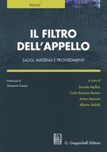 Il filtro dell'appello. Saggi, materiali e provvedimenti