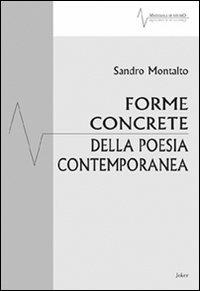 Forme concrete della poesia contemporanea - Sandro Montalto - copertina