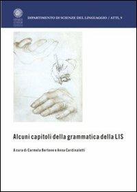 Alcuni capitoli della grammatica della LIS - copertina