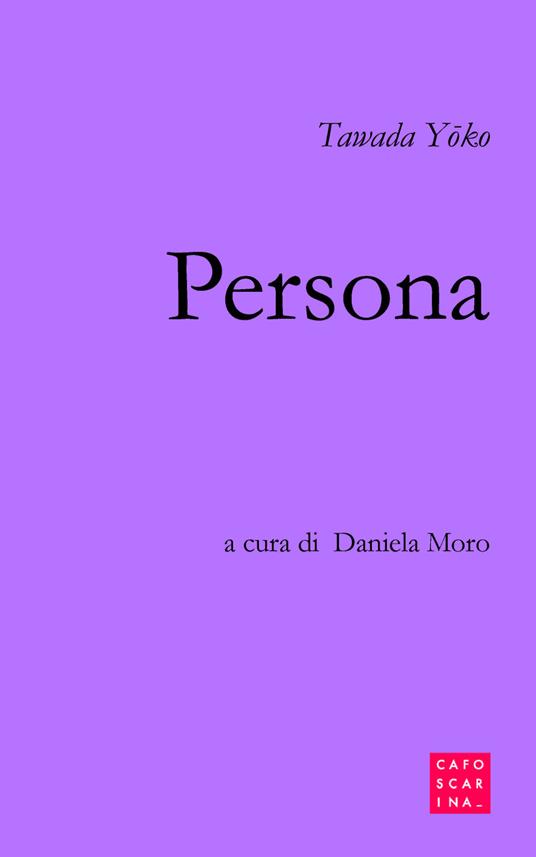 Persona - Yoko Tawada - copertina