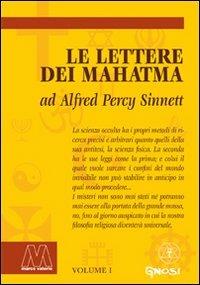 Le lettere dei Mahatma - Alfred Percy Sinnett - copertina