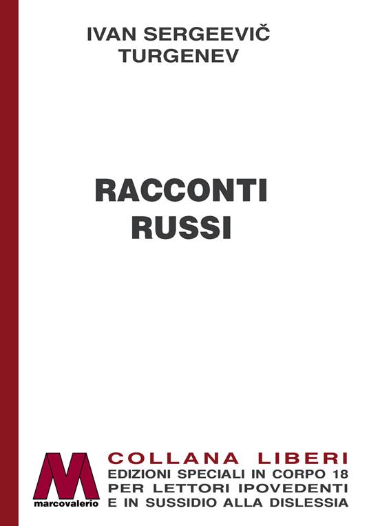 Racconti russi. Ediz. a caratteri grandi - Ivan Turgenev - copertina