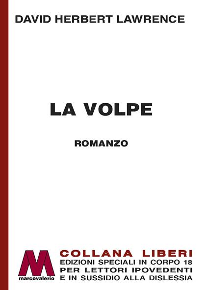 La volpe. Ediz. a caratteri grandi - D. H. Lawrence - copertina