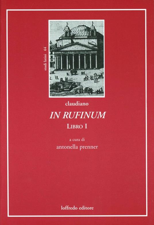 In Rufinum liber primus - Claudio Claudiano - copertina