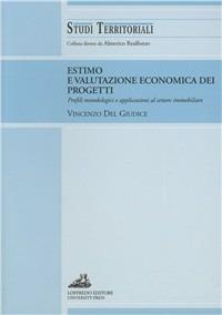 Estimo e valutazione economica dei progetti - Vincenzo Del Giudice - copertina