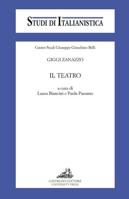Il teatro - Giggi Zanazzo - copertina